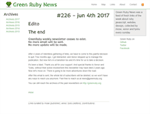 Tablet Screenshot of greenruby.org